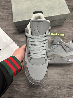 Jordan 4 Se Paris Olymipics set cement tenisky - 3