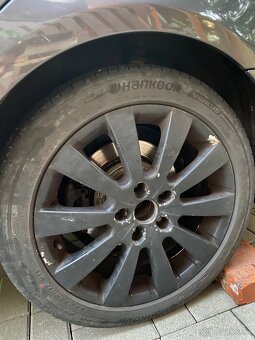 Predám ALU disky 5x120 R17 letné pneumatiky Hankook - 3