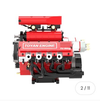 Toyan V8 FS-V800 – modelársky motor - 3