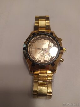 Pánske hodinky s retiazkou Geneva - 3