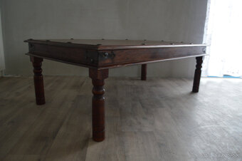 Konferenčný stôl z masívu - palisander - 3