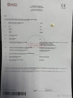 TA-NO SCORPIO, 3500KG, 35.60.PREMIUM, ZÁRUKA, CZ, DPH - 3