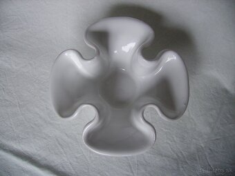 Keramický biely svietnik - 3