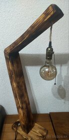 Lampa z dreva - 3