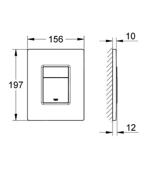 WC tlačidlo Grohe - 3