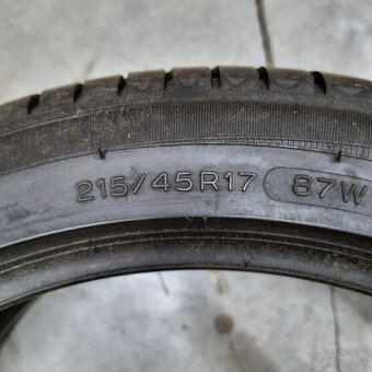 Letné pneumatiky 215/45 R17 MICHELIN DOT1518 - 3