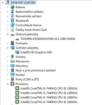 ▼Dell Latitude 5480 - 14" / i5-7440HQ / 8GB / SSD / ZÁR▼ - 3