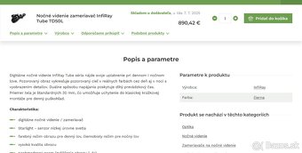 InfiRay TUBE TD50L s prísvitom 940 nm - 3