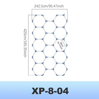 Hexagonové stropné svietidlo - 3