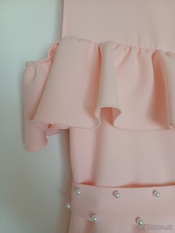 Marhuľové spoločenské šaty - 3