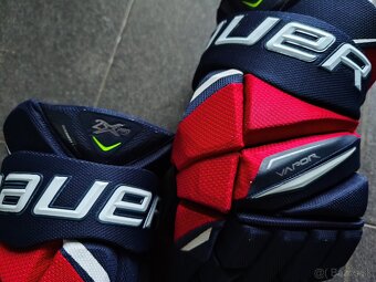 Rukavice BAUER 2X Pro 14" modro/červené - 3