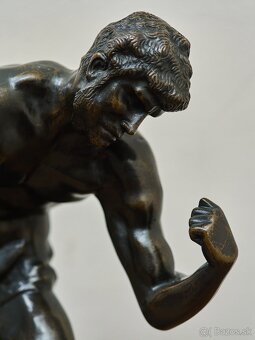 Jef Lambeaux - bronzová socha atléta - 3