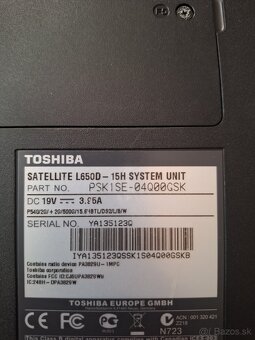 Toshiba L650d - 3