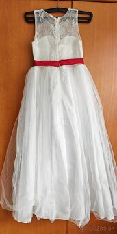 dievcenske elegantne saty na svatbu, svate prijimanie - 3