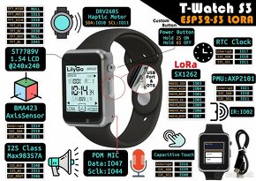 ESP32 S3 ( T-WATCH S3 ) programovatelne hodinky - 3