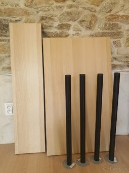 Stôl Ikea Linnmon/Adils + polica Lack - 3