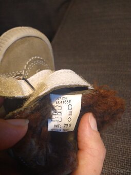 Zimné zateplené topánky veľ. 20 unisex - 3