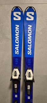 Detské zjazdové lyže značky Salomon komplet - 3