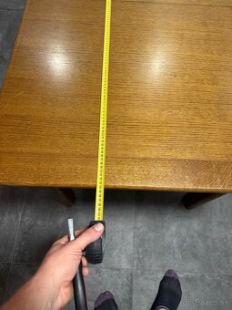 Jedálenský pevný rozťahovací stôl - masív - 3