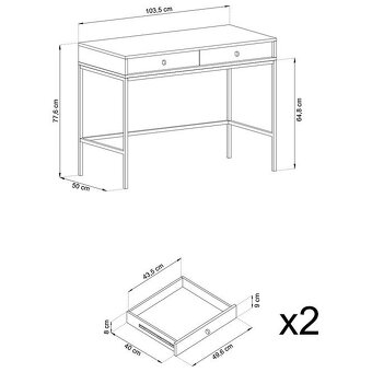 Toaletný stolík NOVÝ - 3