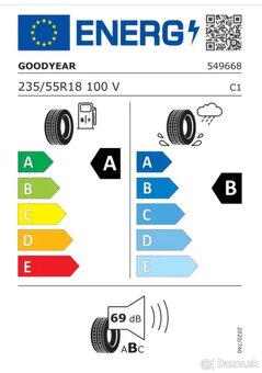 GOOD YEAR 235/55 R18 - letné pneu - 3