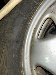 Plechove disky R15 zimne pneu 205/70 5x114,3 - 3