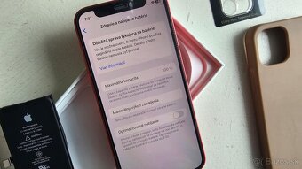 Apple iPhone 12 mini 128GB RED - nová batéria - 3