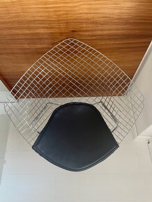 Kreslo - dizajnové Wire Chrome, Harry Bertoia - 3