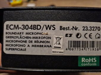 Boundary mikrofón - 3