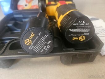 Malá aku karboška brúska 2x bateria - 3