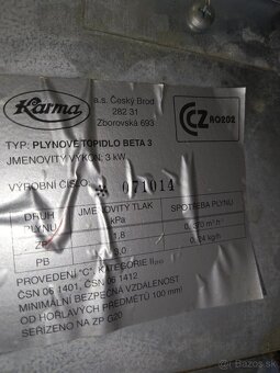 Predám plynové gamatky KARMA model BETA 3 a BETA 4 - 3