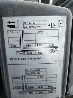 Vysokozdvizny vozik Jungheinrich DFG 430s - 3