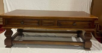 konferencny stolik, masiv, v45 cm, d120 cm, s 60 cm - 3