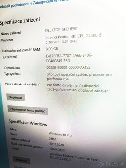 domáci PC, INTEL 3.3GH, 8GB RAM, 120GB SSD, GTX 1070, WIN 10 - 3