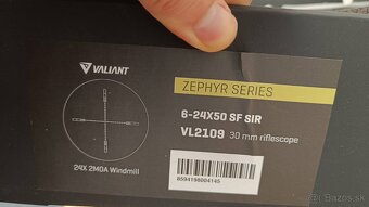 Puškohled Valiant Zephyr 6-24x50 VL2109 - 3