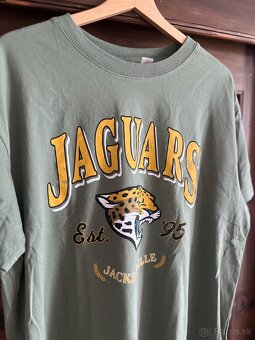 H&M zelené tričko s Potlačou č. L - 3