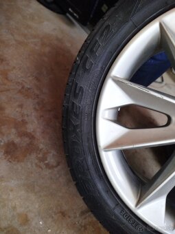 Predám elektróny+gumy 215/45r16 - 3