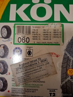 Snehové samonapínacie reťaze König T2 Magic - 3