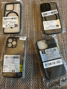Obal na mobil, ochranné zatmavené sklo na IPhone 13pro - 3