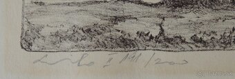 Kiržan Ludovít- Topole litografia - 3
