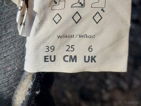 Predám kolieskové korčule, EU 39, 25 cm, UK 6 - 3
