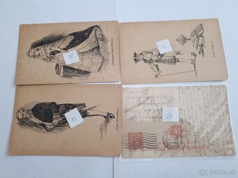 Stare pohladnice vojenske, osobnosti ai. - 3