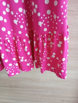 Ružové šaty s dlhým rukavom Bonprix Xl - 3