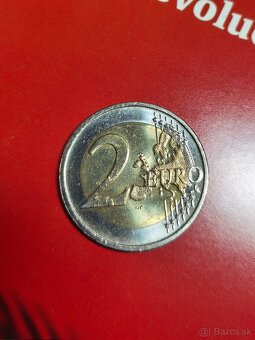 Alexander Dubček dvoj eurova minca - 3