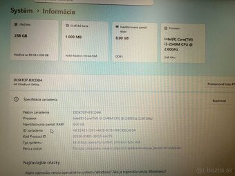 Notebook HP EliteBook 8460p i5-2540M/8GB RAM/256GB SSD - 3