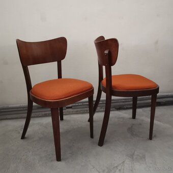 Retro stoličky Halabala Vintage Art Deco - 3