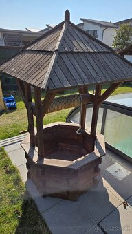 Drevena studna vysoka 190cm - 3