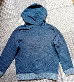 Detská mikina 146–152, s kapucňou, zachovalá - 3