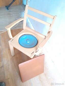 Toaletné kreslo drevené - 3