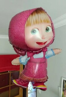 Nové balóny Máša 84cm a medveď 65cm - AŽ 15/16/17 kusov - 3